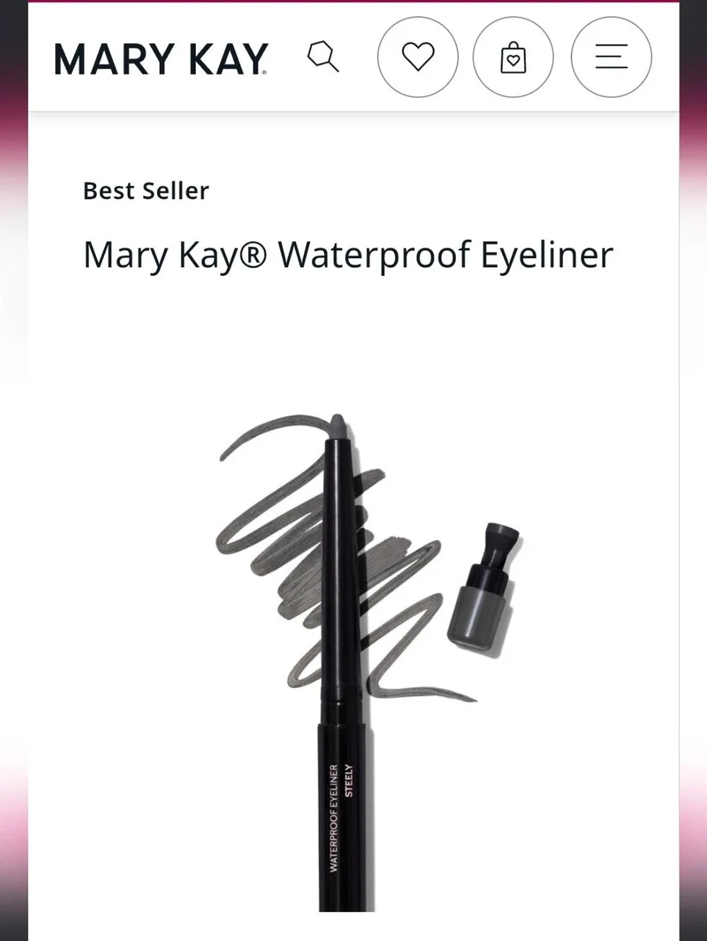 Mary Kay 🖤 Waterproof Eyeliner Steely Gray